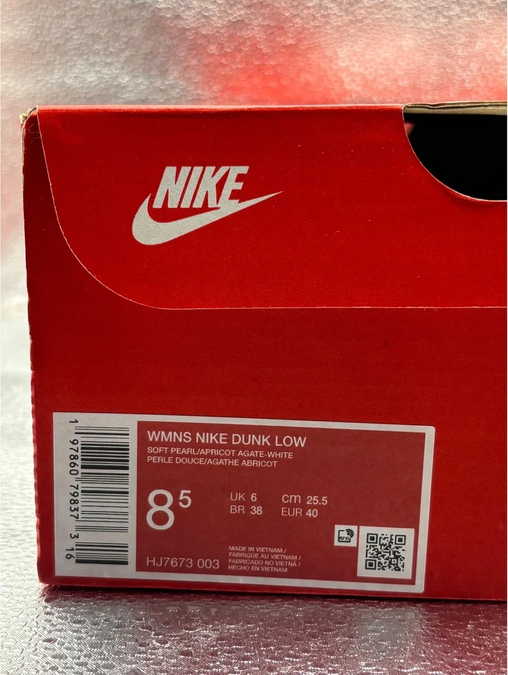 Nike dunk low next nature apricot agate